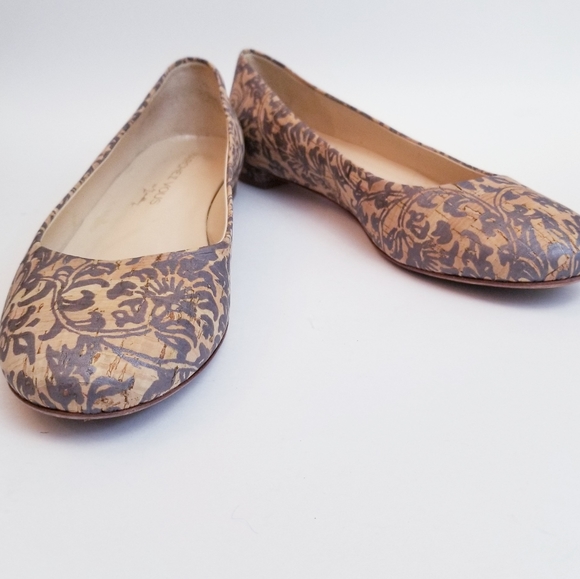 Marchez Vous Natural Cork Flats, Size - Picture 6 of 10